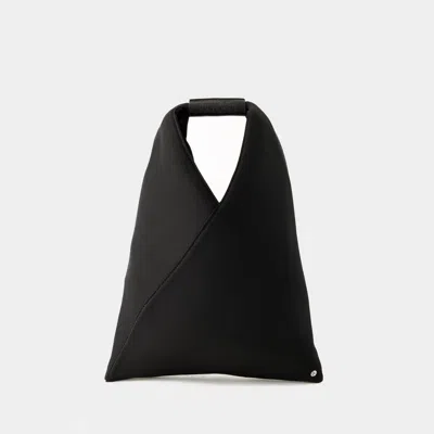 Mm6 Maison Margiela Black Canvas Japanese Handbag