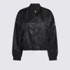 Mm6 Maison Margiela Mm6 By Maison Margiela Black Bomber Jacket In Black