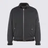 Mm6 Maison Margiela Black Casual Jacket In Multi