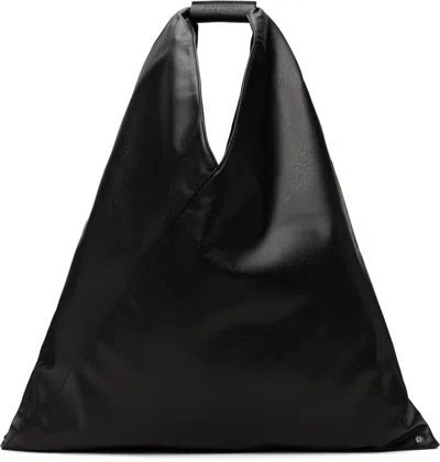 Mm6 Maison Margiela Black Classic Triangle Tote