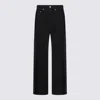 Mm6 Maison Margiela Black Cotton Denim Jeans In Black
