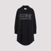 Mm6 Maison Margiela Mm6 By Maison Margiela Black Cotton Dress In Black