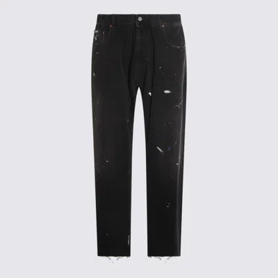 Mm6 Maison Margiela Black Cotton Jeans