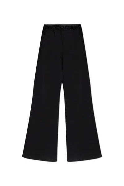 Mm6 Maison Margiela Black Cotton Joggers