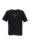 Mm6 Maison Margiela Signature Embroidered Logo Graphic T-shirt In Black