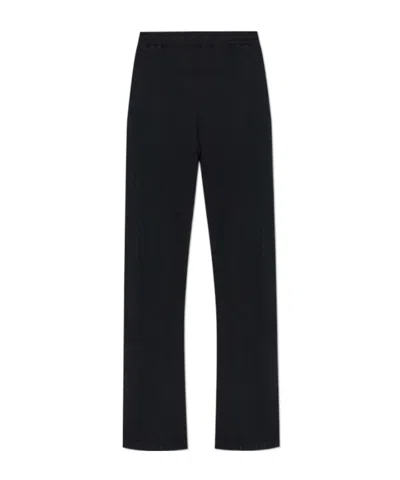 Mm6 Maison Margiela Black Cotton Sweatpants