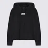 Mm6 Maison Margiela Numbers-patch Hoodie In Black