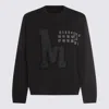 Mm6 Maison Margiela Numeric Motif Embroidered Sweatshirt In Black