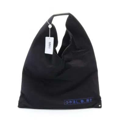 Pre-owned Mm6 Maison Margiela Black Cotton Tote Bag ()