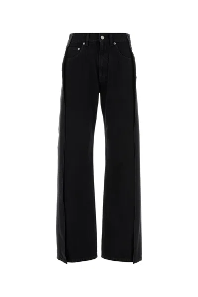 MM6 MAISON MARGIELA JEANS IN DENIM NERO  DONNA