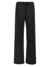 Mm6 Maison Margiela Trousers With Elastic Waistband And Back Pocket In Black