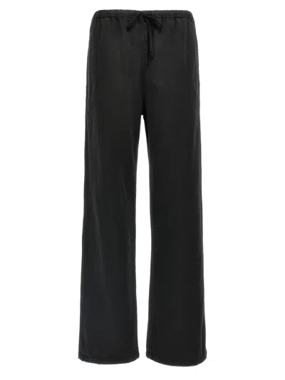 MM6 MAISON MARGIELA BLACK DRAWSTRING PANTS