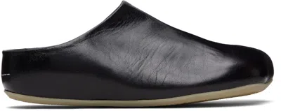 Mm6 Maison Margiela Black Factory Sabot Loafers