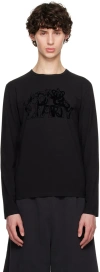 Mm6 Maison Margiela Salomon Compression Long Sleeve Top In 900 Black