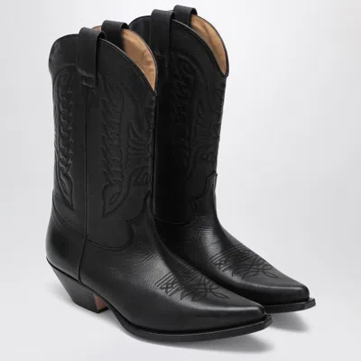 Mm6 Maison Margiela Black Florence Cowboy Boots