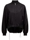 Mm6 Maison Margiela Mm6 By Maison Margiela Numbers-print Bomber Jacket In Black
