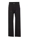 Mm6 Maison Margiela Black Jeans In Black