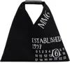 Mm6 Maison Margiela Small Japanese Triangle Top Handle Bag In T8013 Black