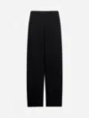 Mm6 Maison Margiela Black Jersey Sweatpants
