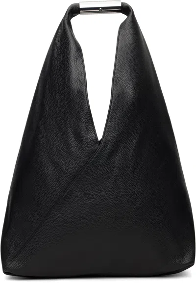 Mm6 Maison Margiela Black Jewel Handle Classic Tote