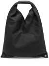 MM6 MAISON MARGIELA BLACK LAMBSKIN BUCKET BAG FOR WOMEN