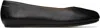 Mm6 Maison Margiela Mm6 By Maison Margiela Square Toe Ballerina Flats With Logo Stitching In T8013 Black