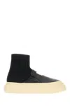Mm6 Maison Margiela Hybrid Slip-on Sneaker In Black
