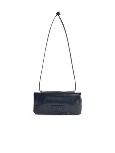 Mm6 Maison Margiela Black Leather Bag