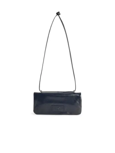 Mm6 Maison Margiela Black Leather Bag