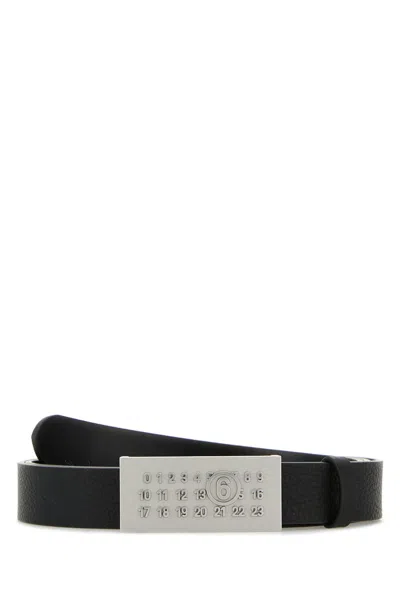 Mm6 Maison Margiela Mm6 By Maison Margiela Black Leather Belt