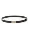 Mm6 Maison Margiela Leather Belt In Black