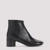 Mm6 Maison Margiela Mm6 By Maison Margiela 6 Anatomic 50 Ankle Boots - Leather - Black In Black