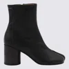 Mm6 Maison Margiela Mm6 By Maison Margiela Ankle Boots With Distinctive Seam Detail And Block Heel In Black