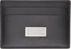 Mm6 Maison Margiela Black Leather Card Holder In T8013 Black