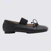 Mm6 Maison Margiela Black Anatomic Ballerina Flats In Black