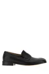 Mm6 Maison Margiela New Classic Stitch Moccasins In Black