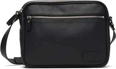 MM6 MAISON MARGIELA BLACK LEATHER MESSENGER BAG