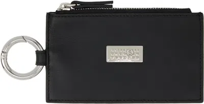 MM6 MAISON MARGIELA BLACK LEATHER RING WALLET