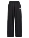 Mm6 Maison Margiela Logo Joggers In Black