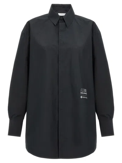MM6 MAISON MARGIELA BLACK LOGO SHIRT
