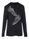 Mm6 Maison Margiela X Salomon Hanging-shoes Print Long-sleeved T-shirt