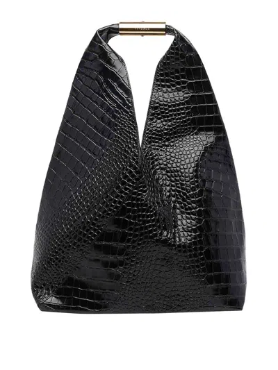 MM6 MAISON MARGIELA BLACK MEDIUM JAPANESE HANDBAG