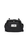Mm6 Maison Margiela Mini Inside-out Pochette In Black