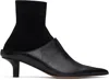 Mm6 Maison Margiela Pointes-yoe Ankle Boots In T8013 Black
