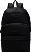 Mm6 Maison Margiela Black Numeric Backpack In Black