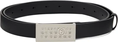 Mm6 Maison Margiela Black Numeric Belt