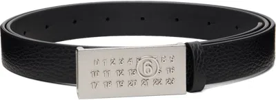 Mm6 Maison Margiela Black Numeric Belt