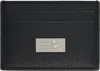 Mm6 Maison Margiela Signature Numbers Motif Leather Cardholder In T8013 Black