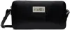 Mm6 Maison Margiela Numbers-plaque Zipped Crossbody Bag In T8013 Black