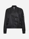 Mm6 Maison Margiela Mm6 By Maison Margiela Black Bomber Jacket